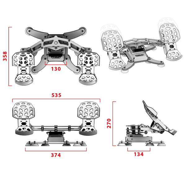VIRPIL EU | VPC ACE Flight Pedals