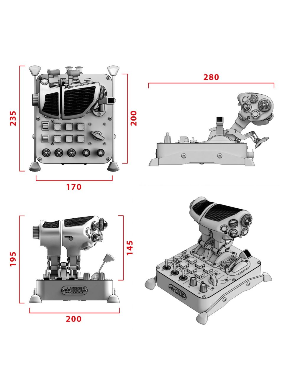 VPC MongoosT-50CM3 Throttle